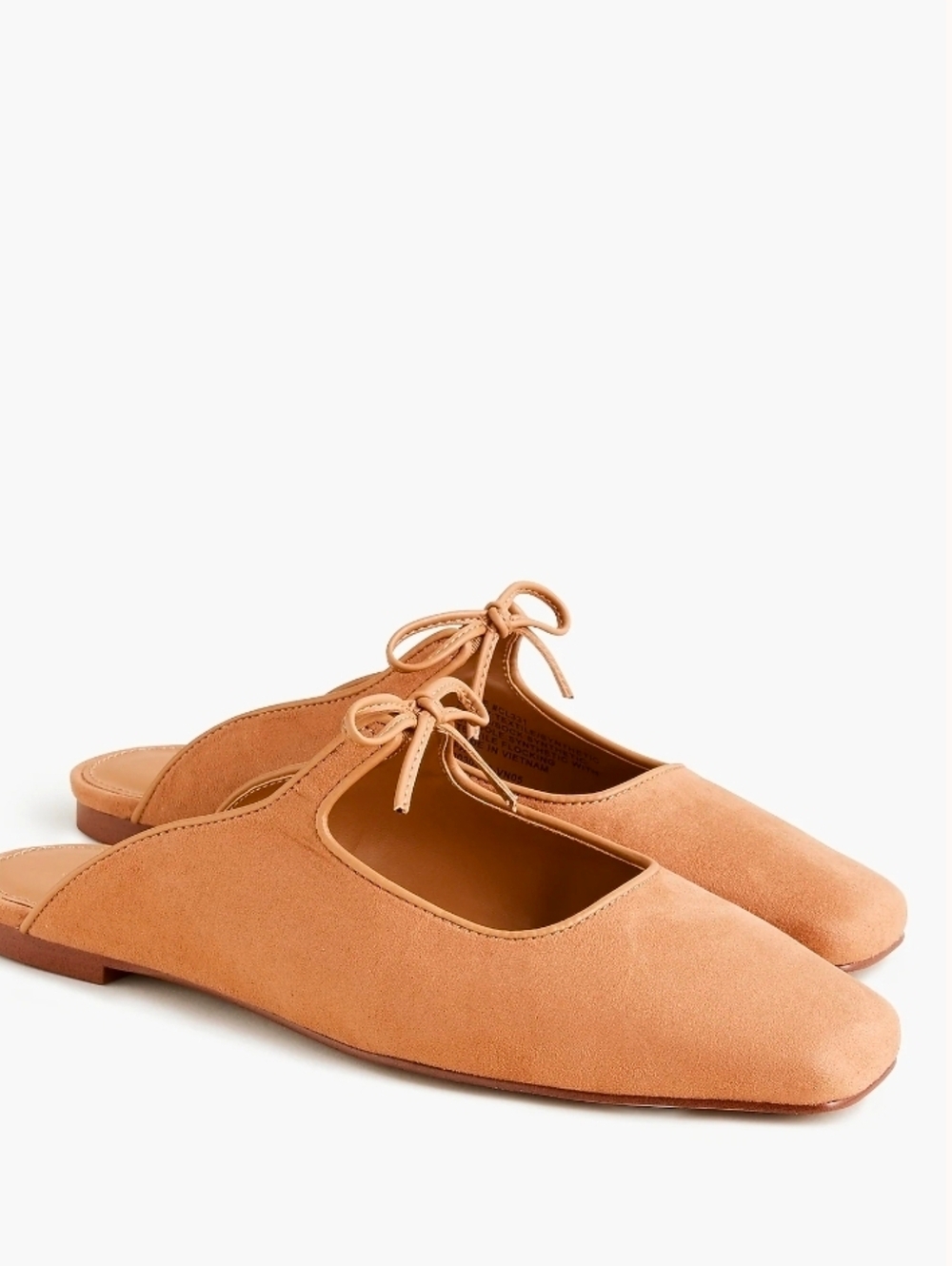 J. Crew Factory Women's Bow slip-on mules